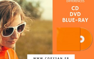 Copysan differences CD DVD BLUE-RAY